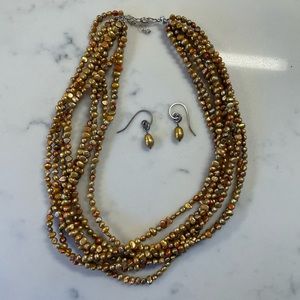 Silpada Necklace and Earrings Set